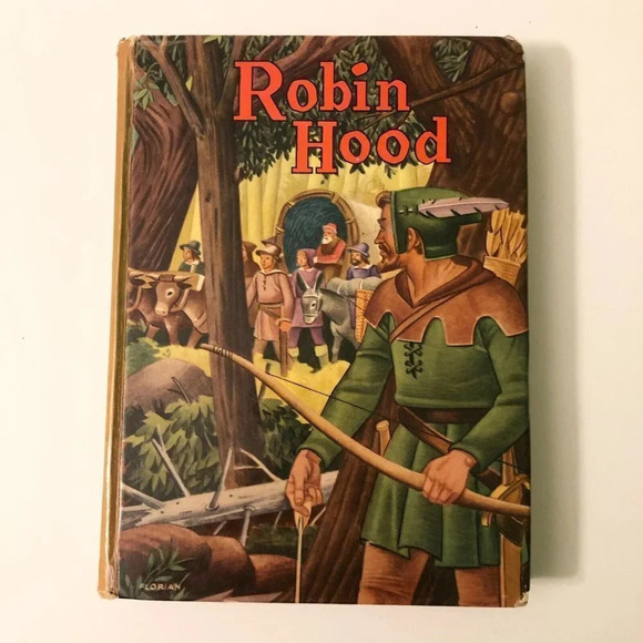 1940 Robin Hood By Howard Pyle Whitman Publishing Co Hardcover - Picture 1 of 16